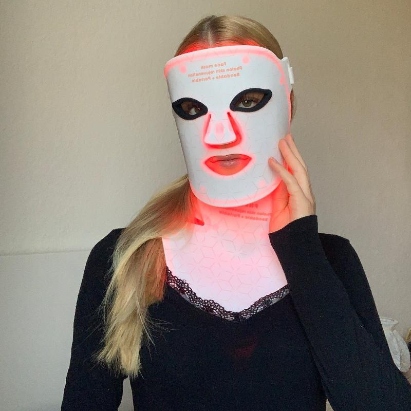 Rotlicht Gesichtsmaske